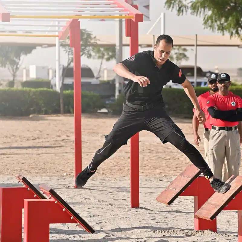 Agility-and-Balance-Test-at-UAE-SWAT-Challenge