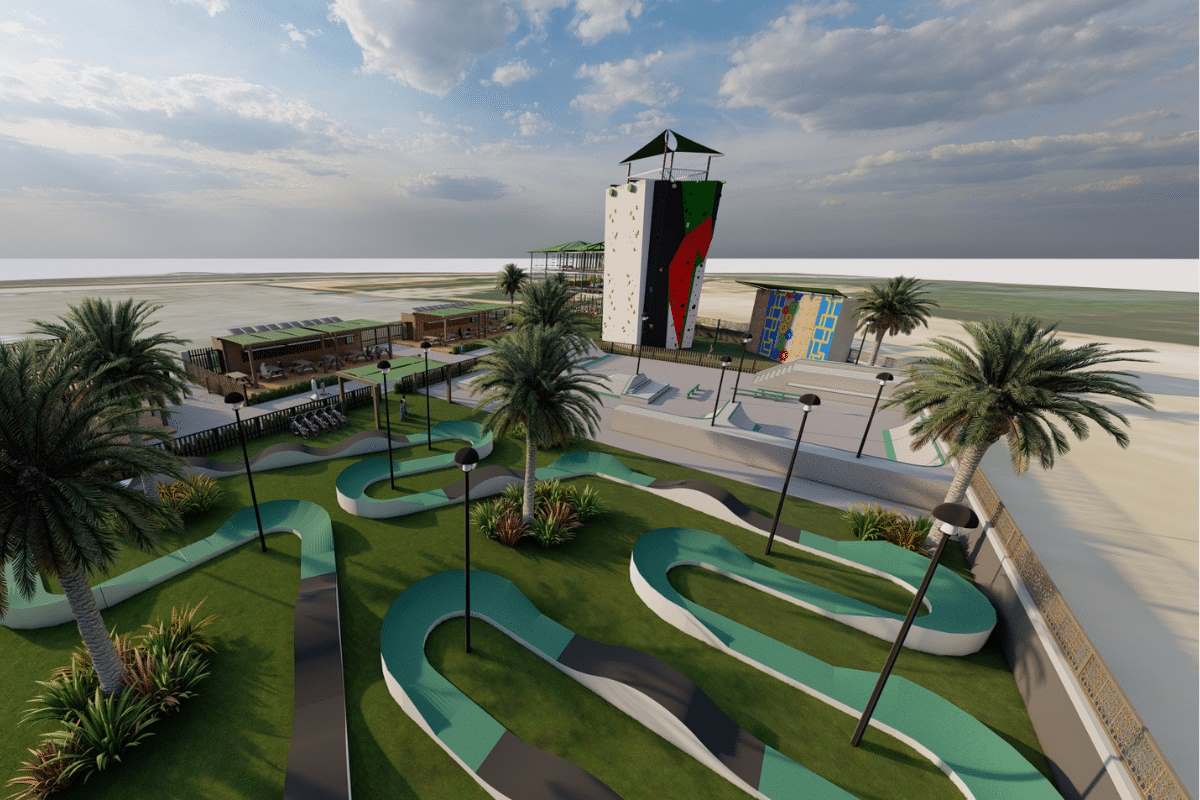 Playground-with-Recreational-Zones-at-Resort-Adventure-Playground