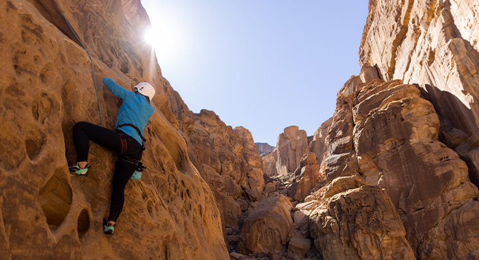 AlUla Rock climbing