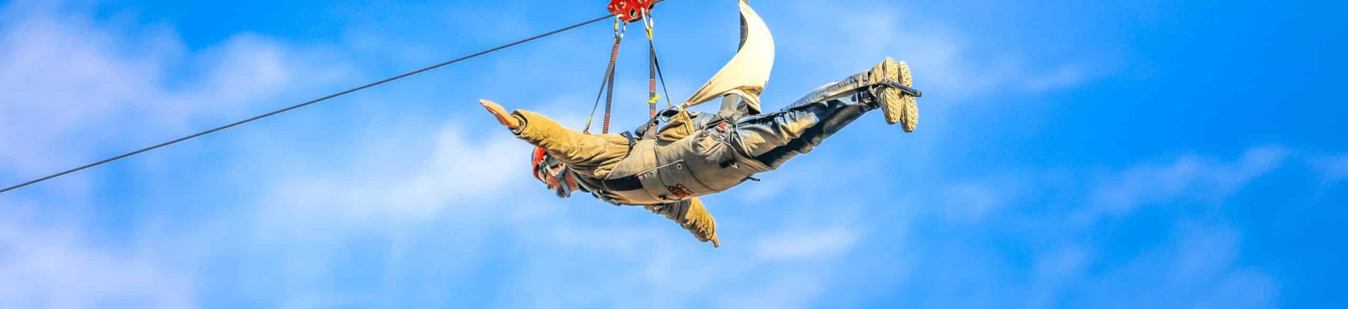 Zipline development at an adventure park, showcasing advanced cable systems and eco-friendly construction techniques for thrilling experiences